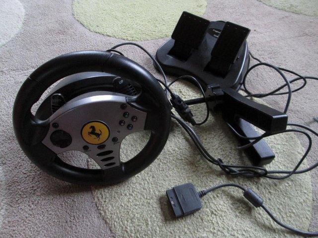 Image 2 of PlayStation Guillemot Racing Wheel  (Incl P&P)