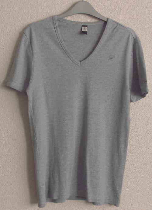 Preview of the first image of Men's G Star Raw Base Light Grey T Shirt - Sz M  B7.
