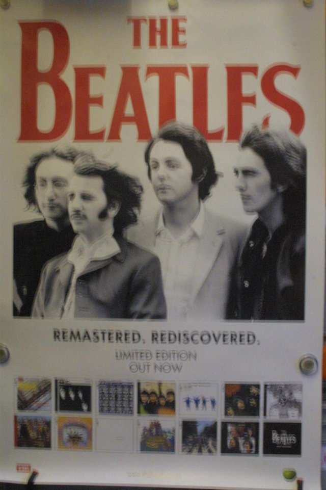 Preview of the first image of Beatles Original RemasteredPromo Poster.
