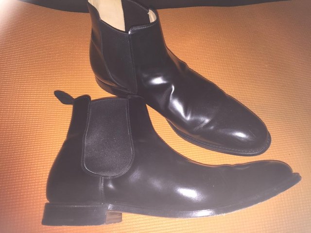 Preview of the first image of Church's Classic Black Beijing Chelsea Boots.