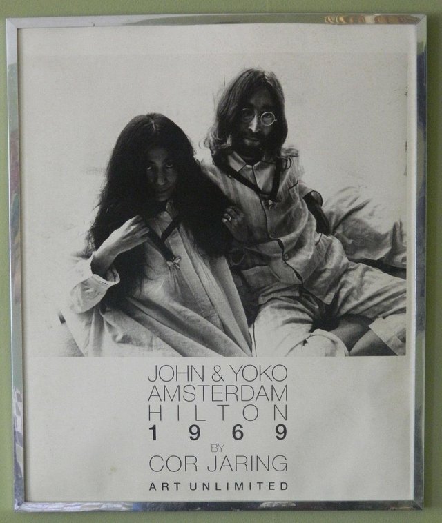 Preview of the first image of John Lennon & Yoko  Amsterdam Hilton 1969 Original Poster.