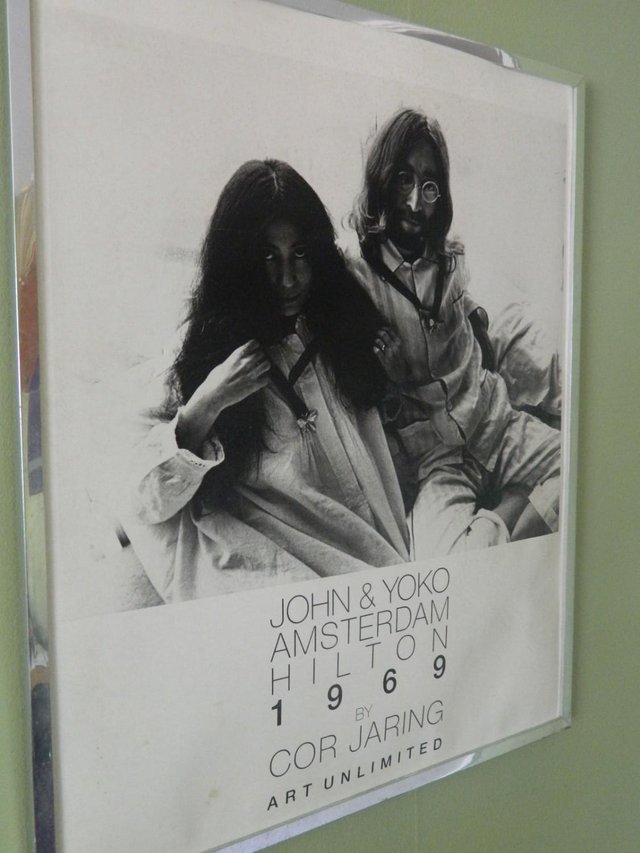Image 4 of John Lennon & Yoko  Amsterdam Hilton 1969 Original Poster