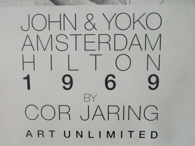 Image 5 of John Lennon & Yoko  Amsterdam Hilton 1969 Original Poster