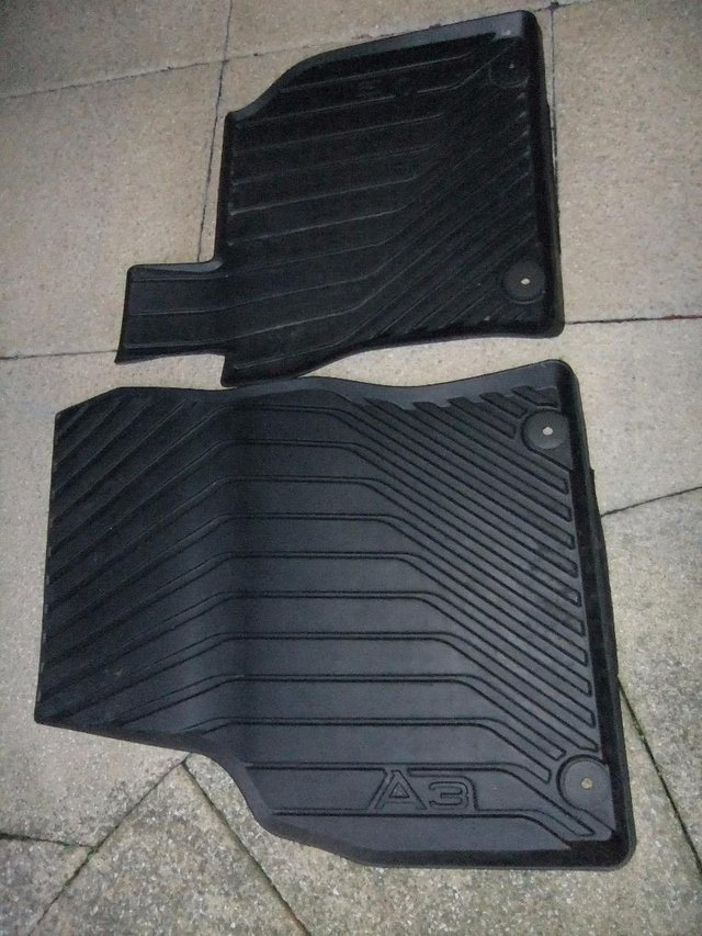 Preview of the first image of Rubber Mats for Audi A3 Genuine part.