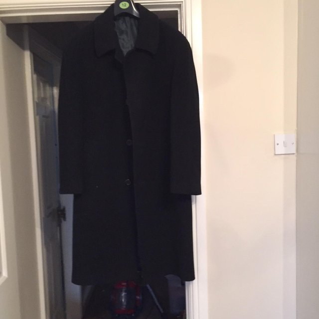 Preview of the first image of Men's Pierre Cardin wool coat.