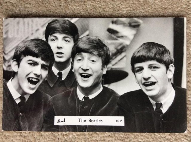 Preview of the first image of Beatles Original Old Brel Postcard( CS127 ) UK 1960s.