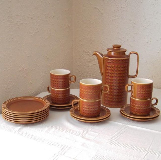 Image 2 of Hornsea Saffron retro pottery