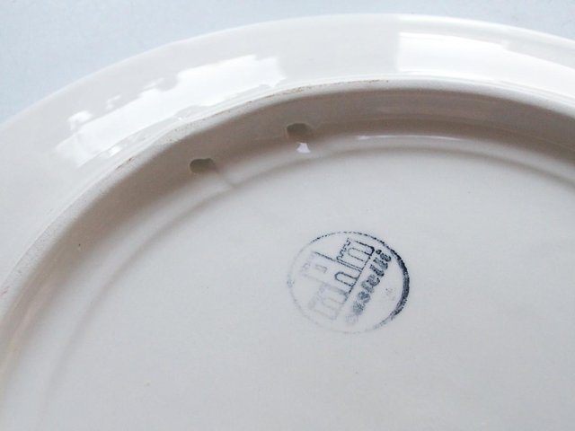 Image 2 of Castelli FLORAL HANGING PLATE 10¼” DIAMETER **GC**