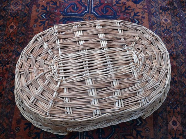 Image 3 of Vintage Wicker Dog Basket