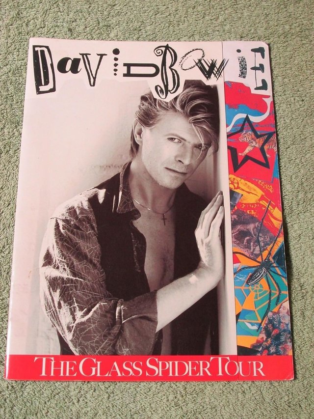 Preview of the first image of DAVID BOWIE the Glass Spider Tour OFFICIAL 1987 UK TOUR PROG.