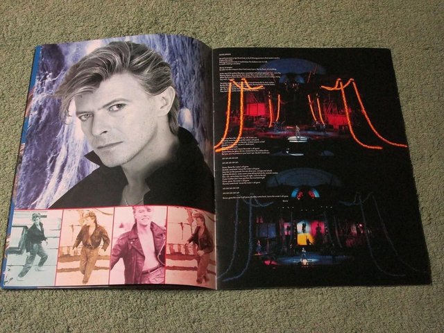Image 5 of DAVID BOWIE the Glass Spider Tour OFFICIAL 1987 UK TOUR PROG