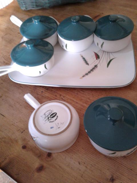 Image 2 of Denby-vintage-soup..dishes ...greenwheat