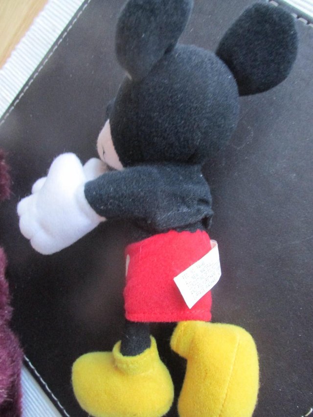 Image 2 of MICKEY MOUSE SMALL HUGGY TOY, 1996