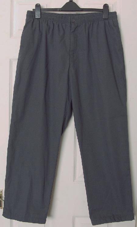 Preview of the first image of Mens Dark Grey Thermal Lined Trousers By Chums  40W/27L B8.