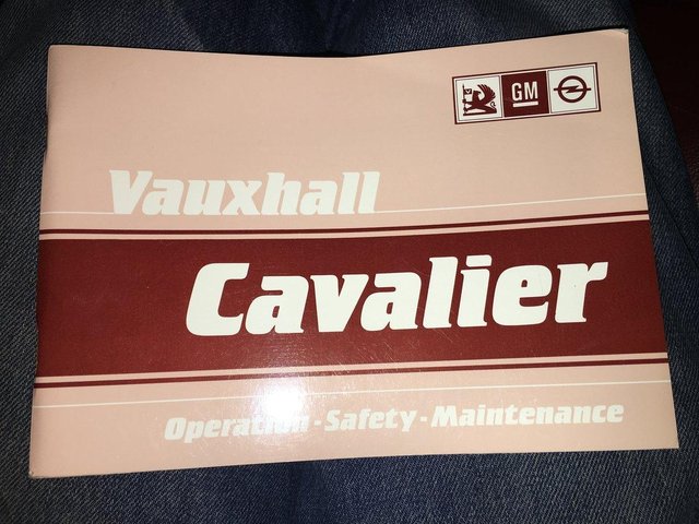 Image 2 of Vauxhall cavalier drivers handbook