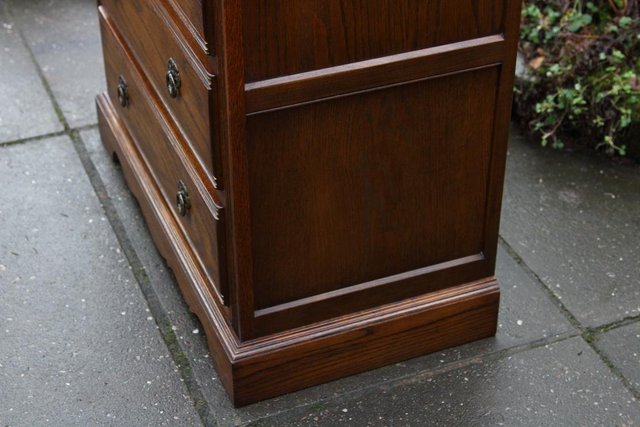 Image 57 of OLD CHARM JAYCEE LIGHT OAK TALL BOY CHEST OF DRAWERS STAND
