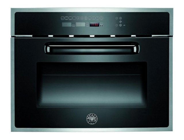 Preview of the first image of BERTAZZONI 45CM STEEL/BLACK COMPACT BUILT IN ELECTRIC OVEN!.