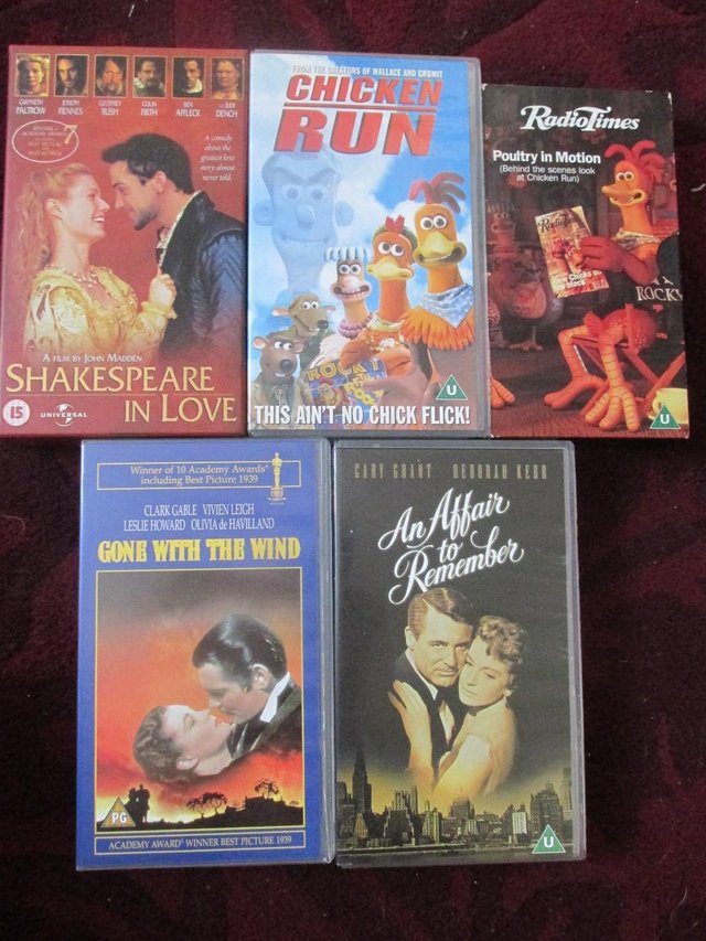 Preview of the first image of COLLECTION OF VHS TAPES - FILMS, COMEDY ETC.