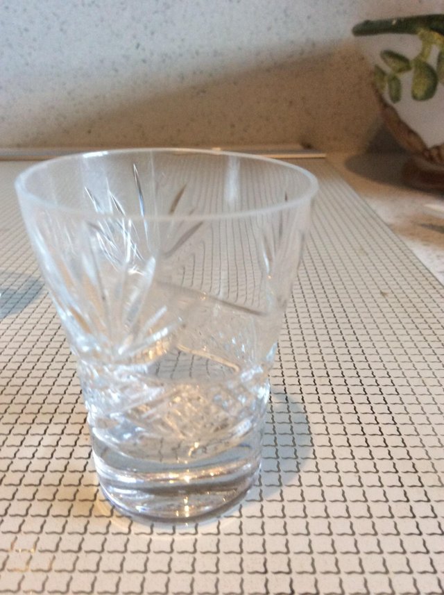 Image 2 of Vintage crystal shot glasses