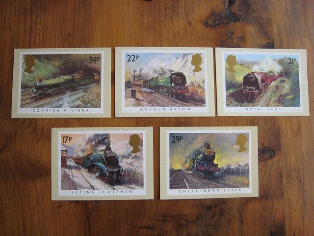 Preview of the first image of Famous Trains Post Cards.