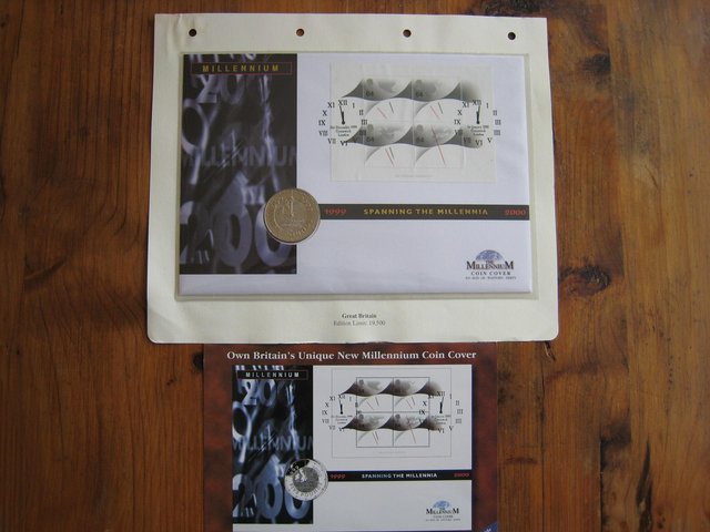 Preview of the first image of Millennium Stamp and coin Cover.