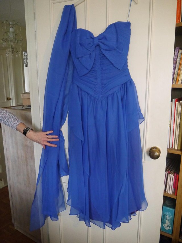 Preview of the first image of Vintage Frank Usher dress PRICE REDUCED.