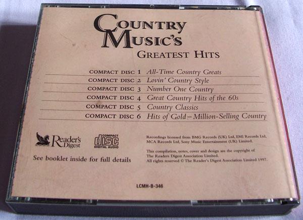 Image 2 of COUNTRY MUSIC'S GREATEST HITS 6 CD SET