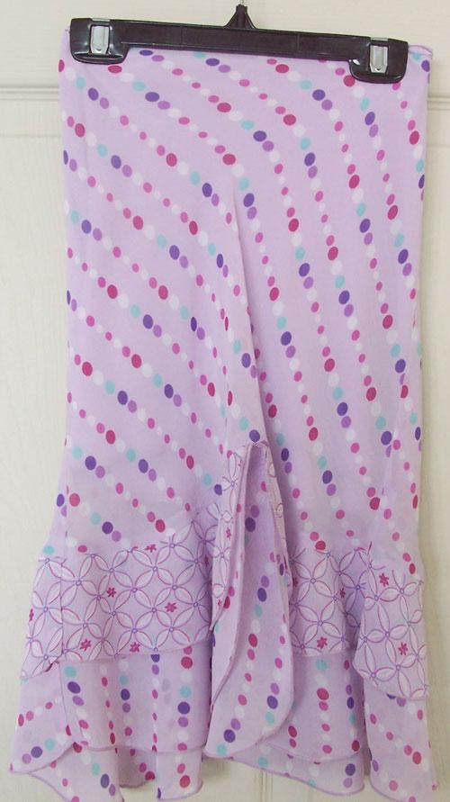 Image 2 of PRETTY GIRLS LILAC SKIRT & TOP SET BY F & F - AGE 8/9 YRS