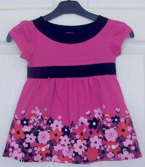 Preview of the first image of PRETTY GIRLS FLOWERED DRESS BY SWEET MILLIE - AGE 3 YRS.