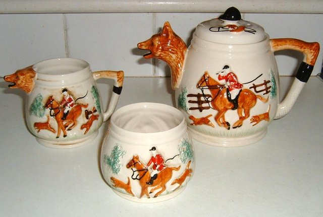 Preview of the first image of Horse and Hounds Tea set.