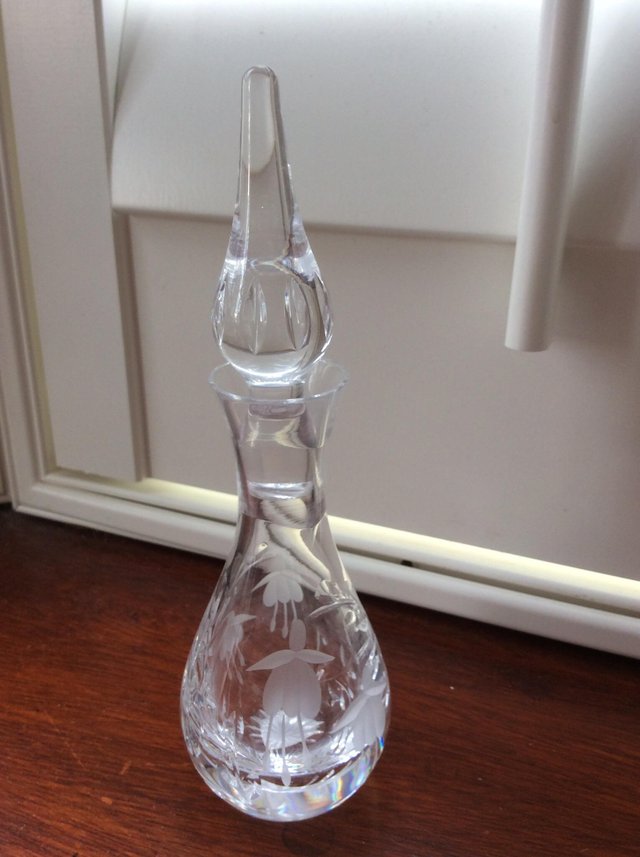 Image 3 of Stuart crystal perfume bottle