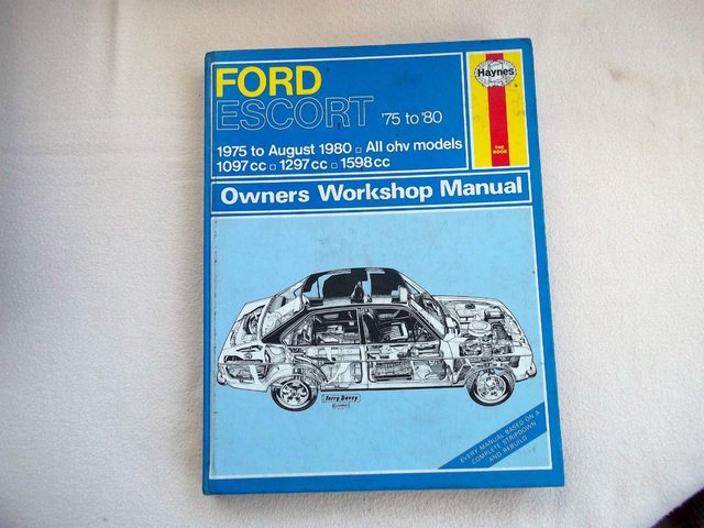 Preview of the first image of Ford Escort 1975 to 1980 workshop manual..