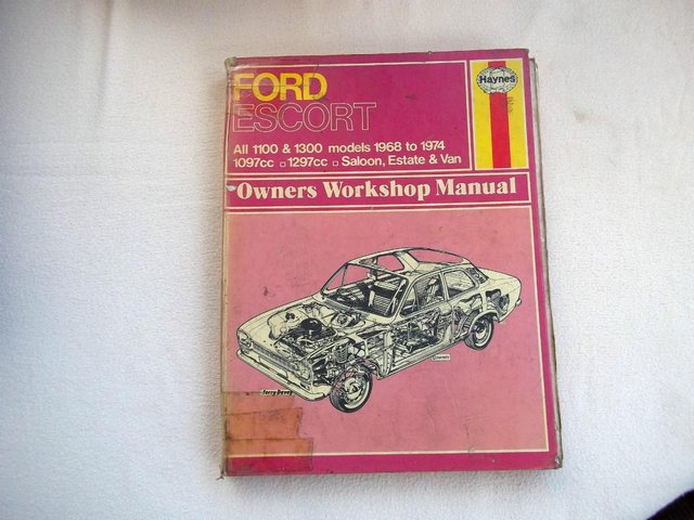 Preview of the first image of Ford Escort 1968 to 1974 workshop manual..