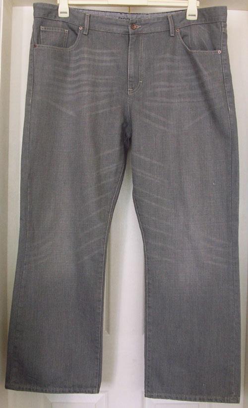 Preview of the first image of MEN'S GREY BOOT FIT JEANS BY MARKS & SPENCER - SZ 44W/31L.