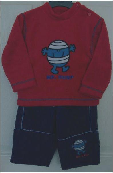 Preview of the first image of BOYS MR MEN FLEECE 2 PIECE SET.