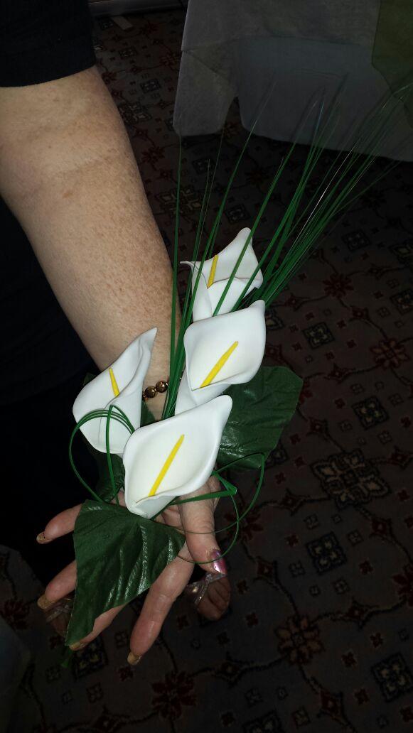 Preview of the first image of calla lilies bridesmaid flower bouquets.