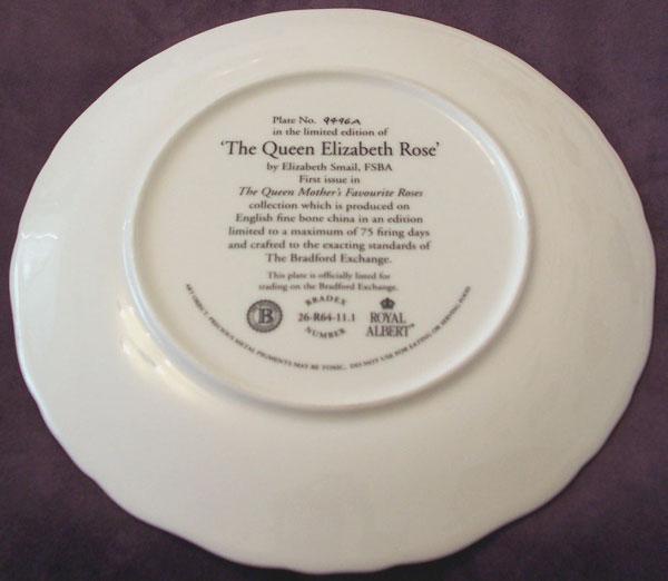 Image 2 of ROYAL ALBERT 'THE QUEEN ELIZABETH' LIMITED EDITION PLATE