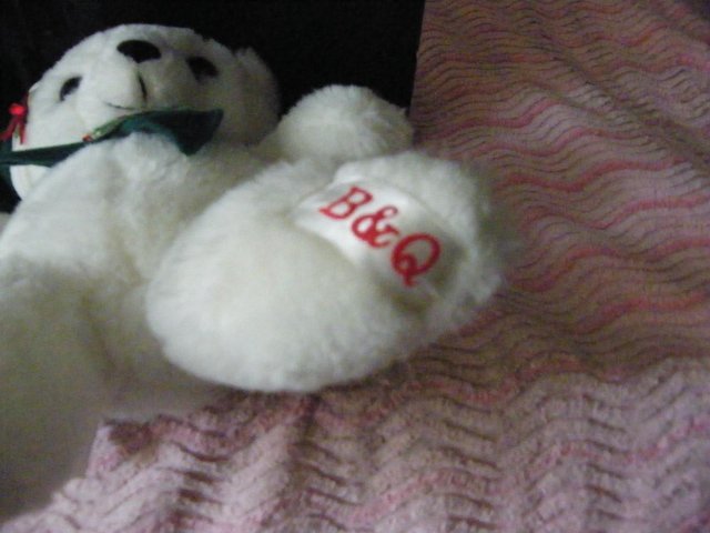 Image 3 of Rare B&Q advertising teddy bear 1996