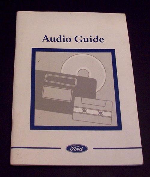Preview of the first image of GENUINE FORD AUDIO GUIDE.