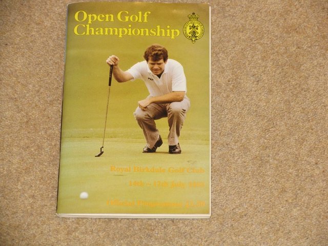 Preview of the first image of 1983 Open Golf Championship Programme.