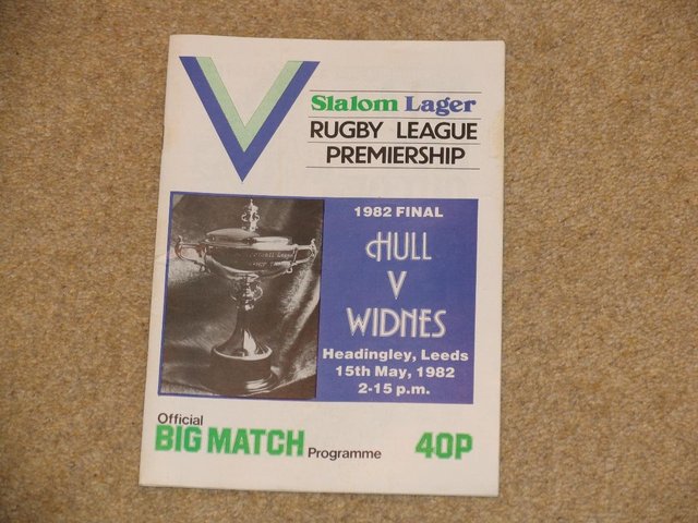 Preview of the first image of 1982 Rugby League Premiership Final Programme.