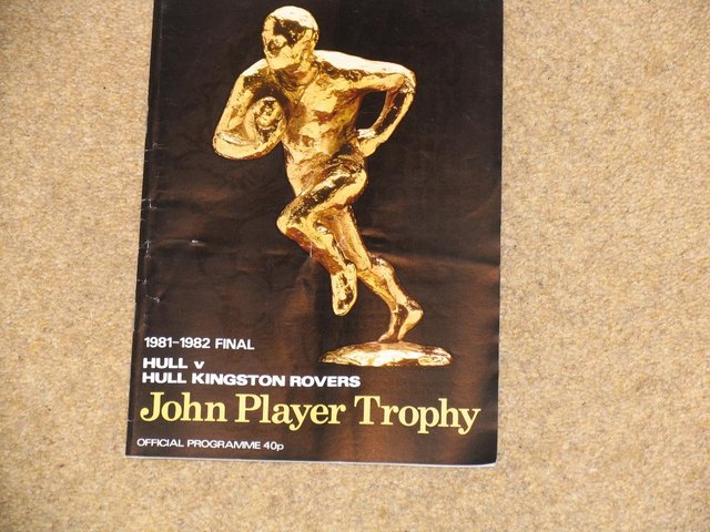 Preview of the first image of 1981-1982 John Player Trophy Final.