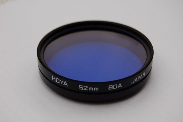 Image 3 of Hoya Filters, 80A Blue for Indoor Photo Colour Balance