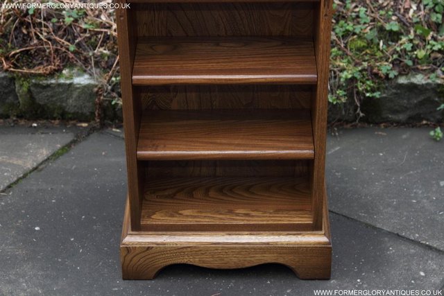 Image 18 of AN ERCOL GOLDEN DAWN CD CABINET CUPBOARD LAMP TABLE STAND