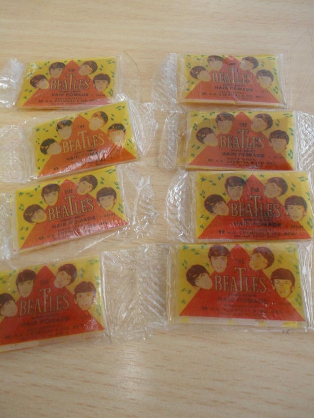 Preview of the first image of Vintage 1964 Beatles Hair Pomade (hair gels)x 8.