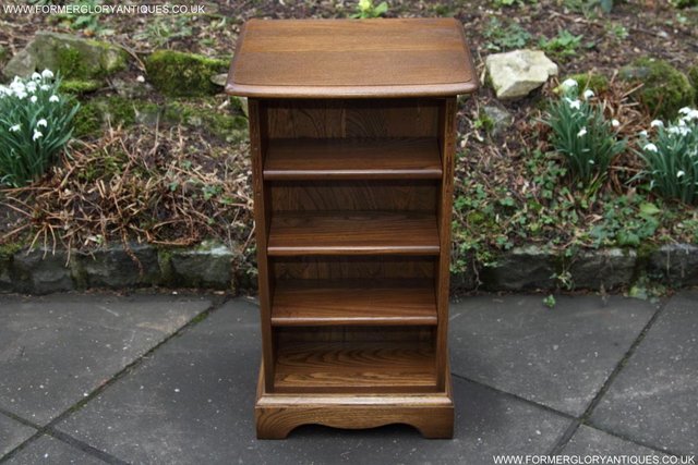 Image 25 of AN ERCOL GOLDEN DAWN CD CABINET CUPBOARD LAMP TABLE STAND