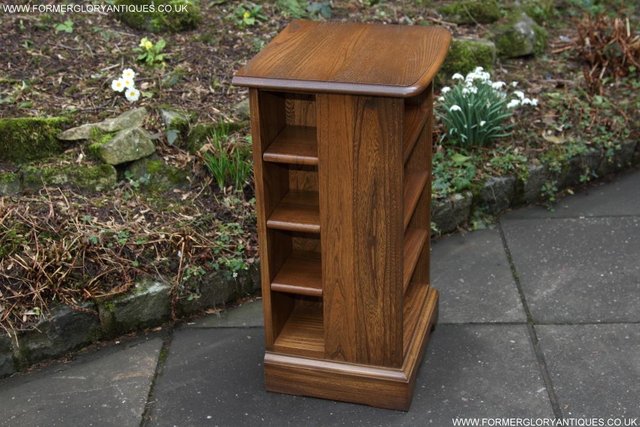 Image 43 of AN ERCOL GOLDEN DAWN CD CABINET CUPBOARD LAMP TABLE STAND