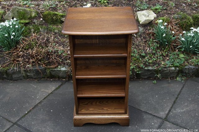 Image 44 of AN ERCOL GOLDEN DAWN CD CABINET CUPBOARD LAMP TABLE STAND