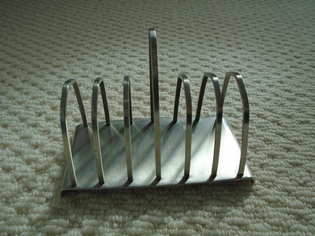 Preview of the first image of 1970s Old Hall 18/8 Stainless Steel Toast Rack.