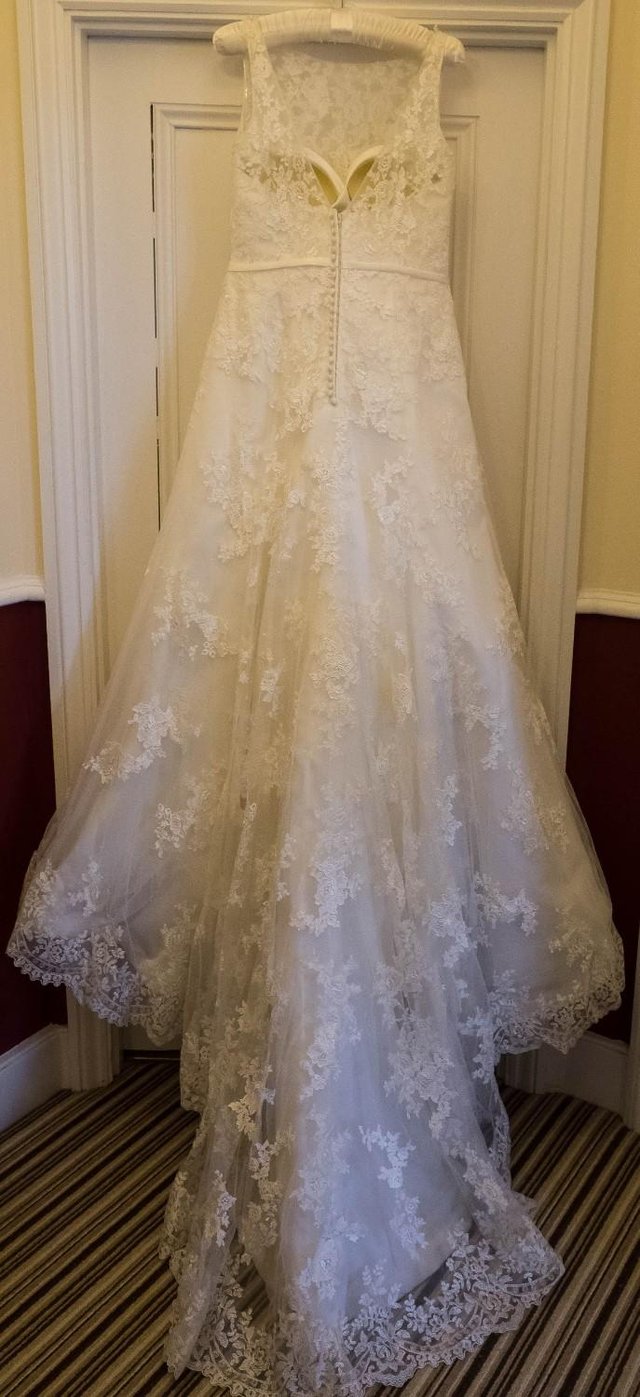 Image 2 of Elegant Lace & Satin Maggie Sottero Shalise Wedding Dress